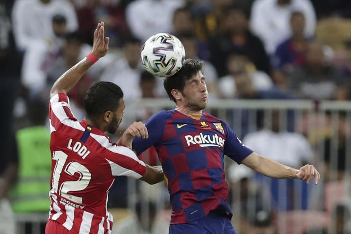 Barcelona-Atletico Madrid maçında sinirler gerildi