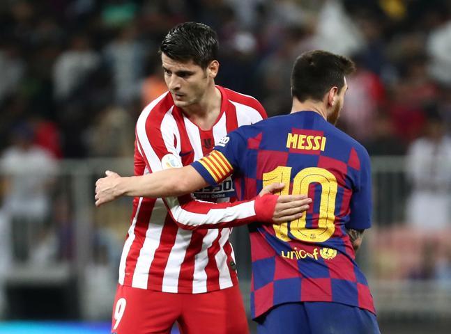 Barcelona-Atletico Madrid maçında sinirler gerildi