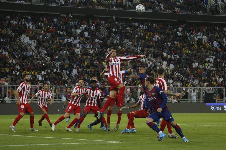 Barcelona-Atletico Madrid maçında sinirler gerildi