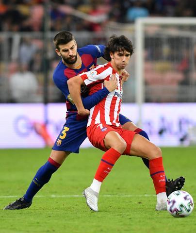 Barcelona-Atletico Madrid maçında sinirler gerildi
