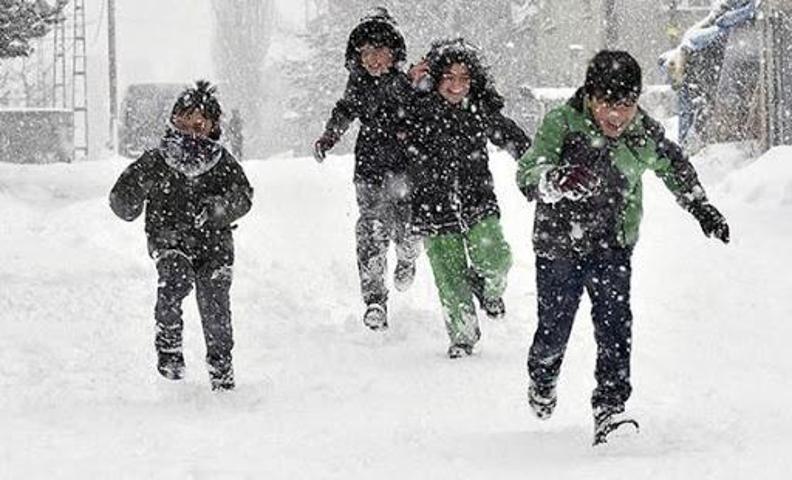 Eğitime kar engeli 13 Şubat 2020de okulların tatil olduğu iller