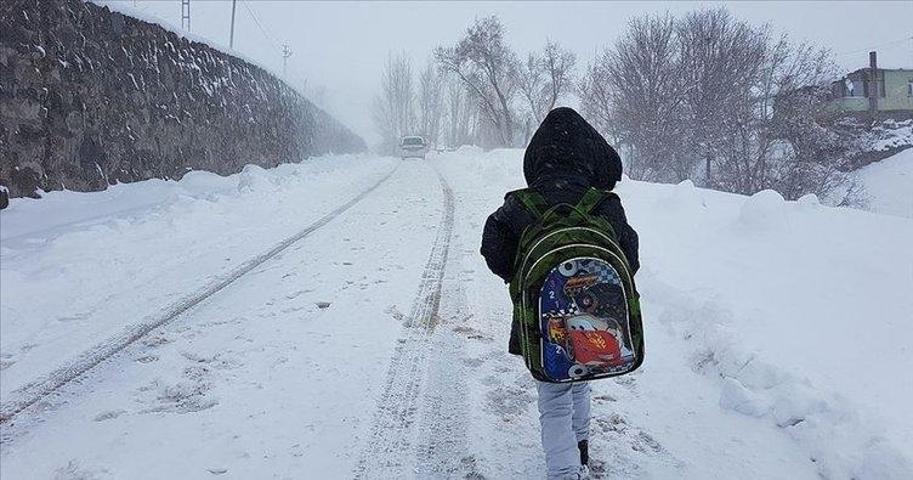 Eğitime kar engeli 13 Şubat 2020de okulların tatil olduğu iller