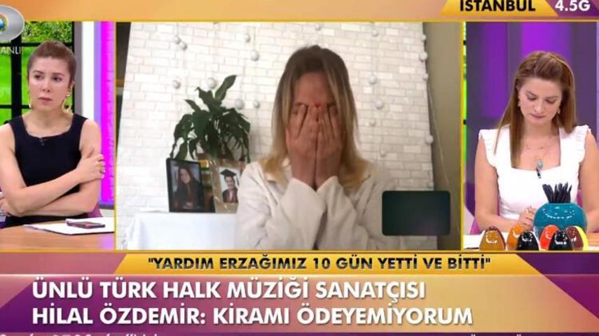 Hilal Özdemir canlı yayında gözyaşlarına boğuldu: Nafaka alamıyorum