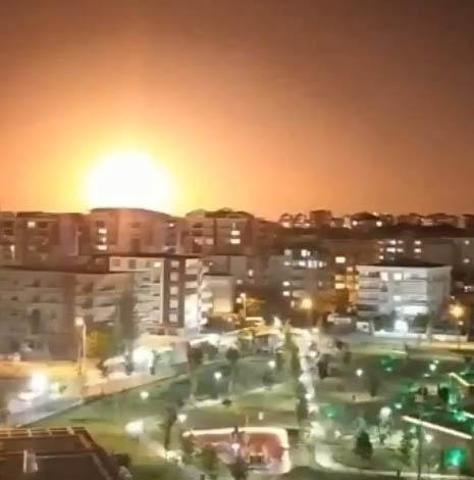 Meteor düşmesi olduğu sanılan doğa olayı, Batmanda böyle görüntülendi