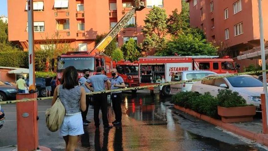 Leventte yangın Çığlıklara uyandılar