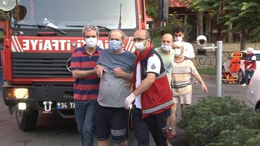 Leventte yangın Çığlıklara uyandılar
