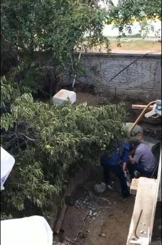 Şaşkınlık yaratan görüntü Heyelan sonrası inşaat temelinden çıktı