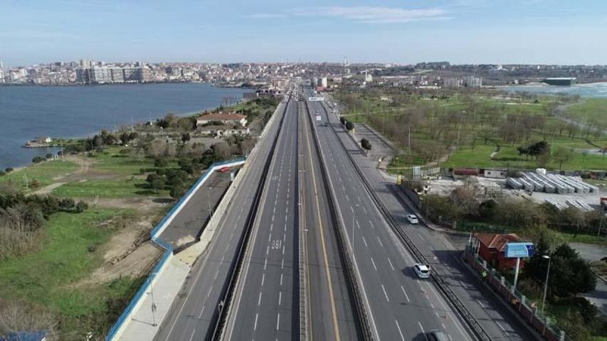 Kısıtlamaya rağmen D-100de şaşırtan trafik