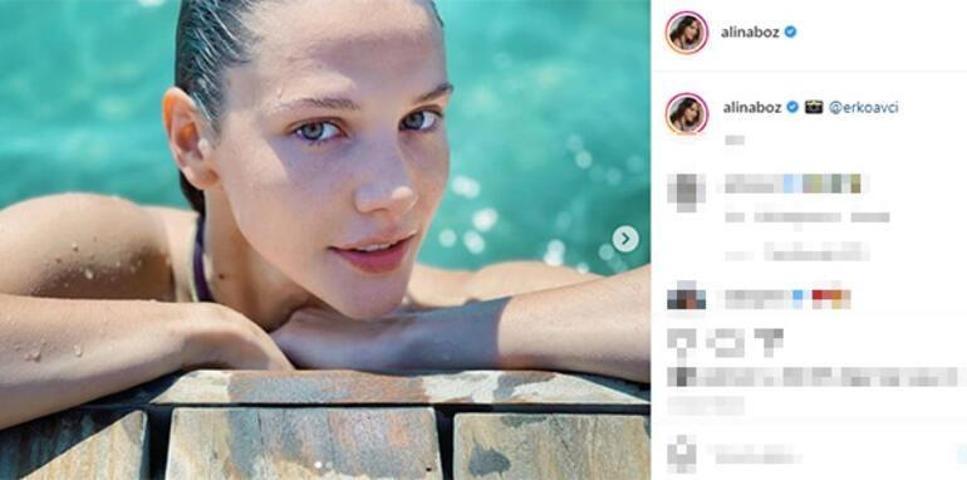 Alina Boz makyajsız pozunu paylaştı