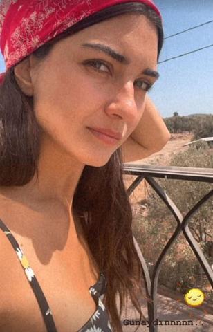 Tuba Büyüküstünden makyajsız paylaşım