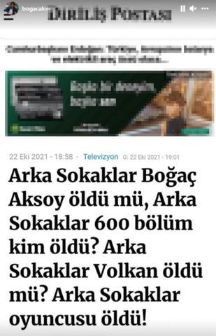 Boğaç Aksoy öldü haberlerine böyle isyan etti