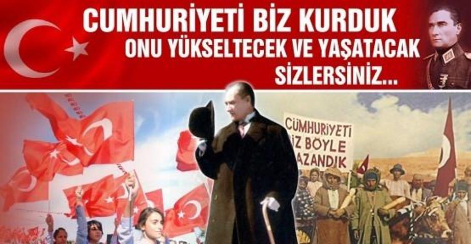 29 EKİM CUMHURİYET BAYRAMI MESAJLARI VE RESMİ Anlamlı Cumhuriyet Bayramı sözleri ve mesajı 2024