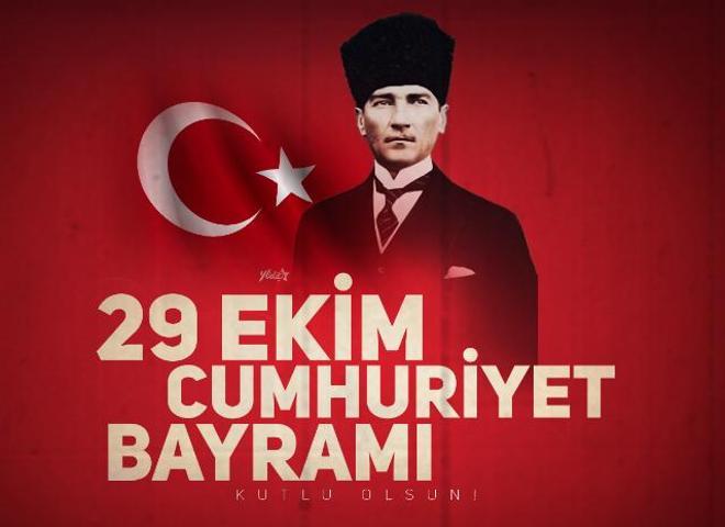 29 EKİM CUMHURİYET BAYRAMI MESAJLARI VE RESMİ Anlamlı Cumhuriyet Bayramı sözleri ve mesajı 2024