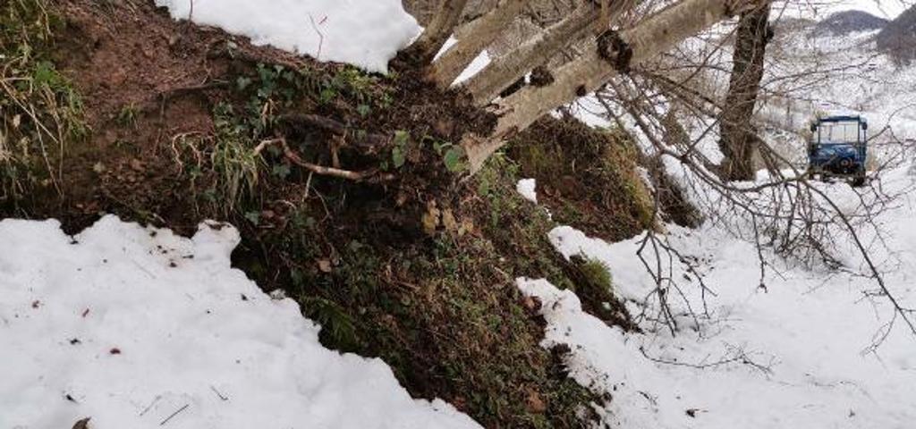 Mahallede heyelan: 2 ev boşaltıldı, 10 ev tehlike altında