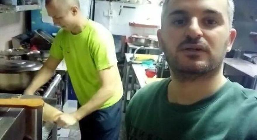 Ukraynada yaşayan Türk aşçı, sığınakta askerler için yemek yapıyor