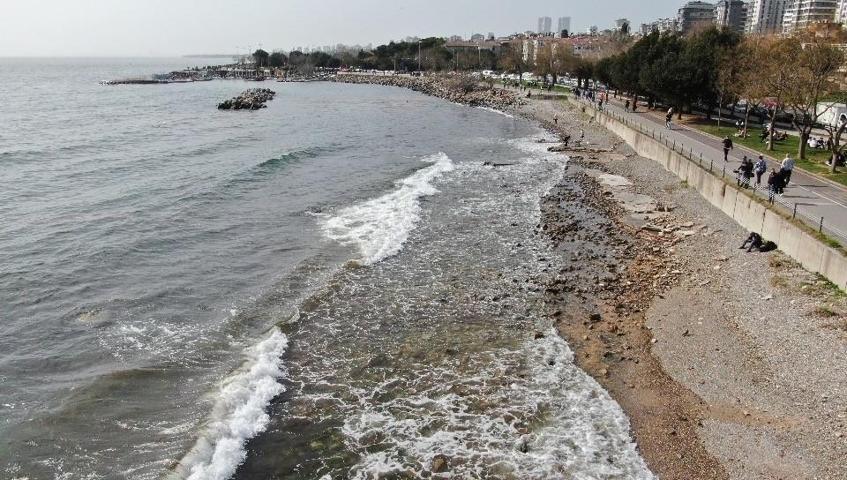İstanbulda korkutan görüntü 2 metre çekildi