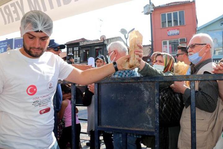 Edirnede ciğer festivali Hem yediler hem ağladılar