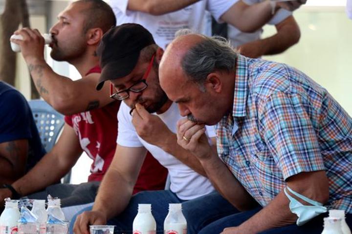 Edirnede ciğer festivali Hem yediler hem ağladılar