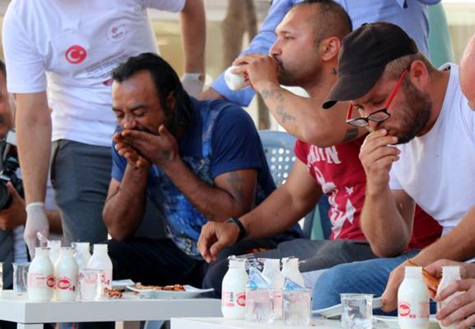 Edirnede ciğer festivali Hem yediler hem ağladılar