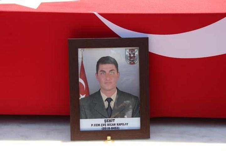 Piyade Uzman Çavuş Kapılay, son yolcuğuna uğurlandı