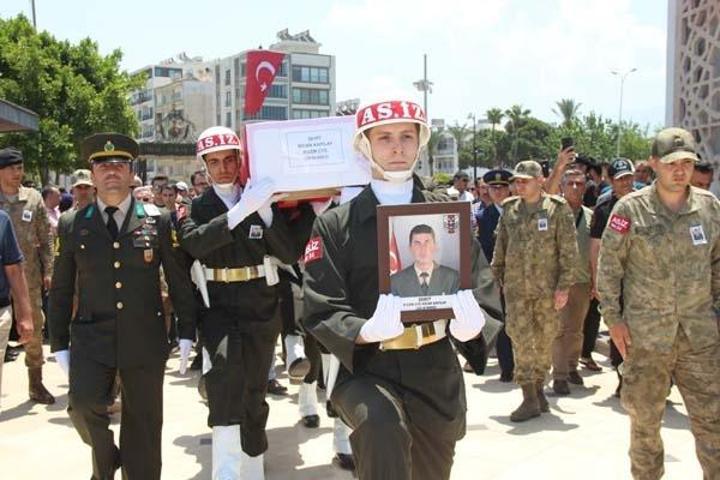 Piyade Uzman Çavuş Kapılay, son yolcuğuna uğurlandı