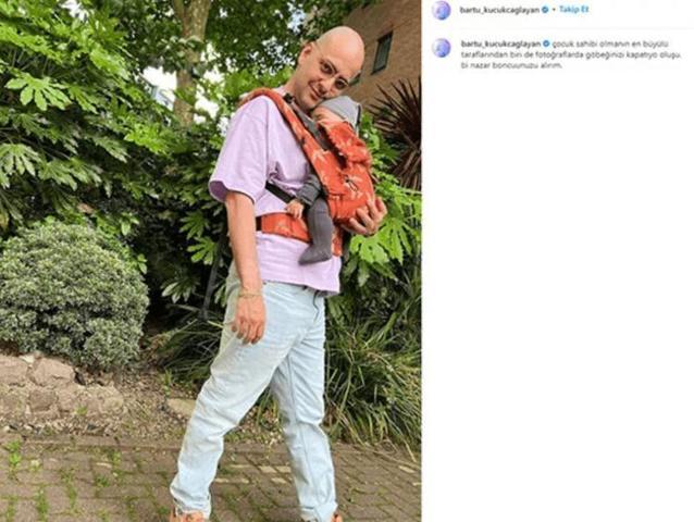 Bartu Küçükçağlayan ilk kez kızını paylaştı