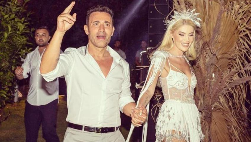 Mustafa Sandal ve Melis Sütşurupun düğününden yeni kareler