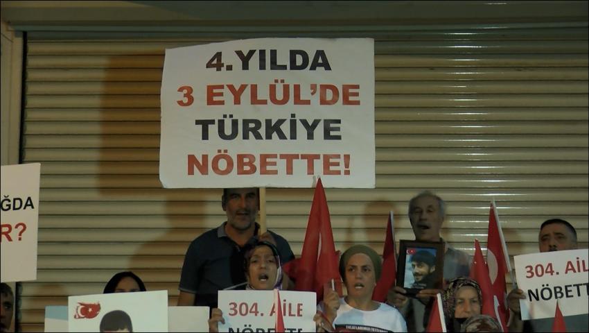 Diyarbakırda evlat nöbetindeki aile sayısı 304 oldu