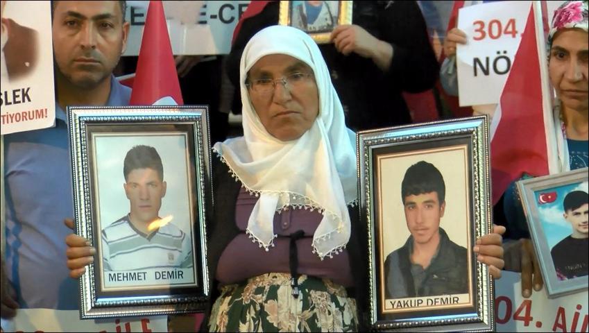 Diyarbakırda evlat nöbetindeki aile sayısı 304 oldu