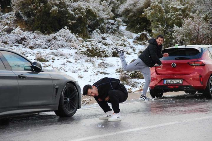 İzmire kar sürprizi