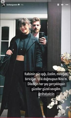 Berker Güven sevgilisine aşkını böyle haykırdı