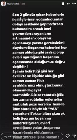 Uğur Akkuş sessizliğini bozdu