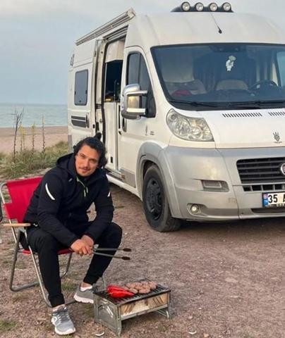 Boğaç Aksoy karavan tatilinde