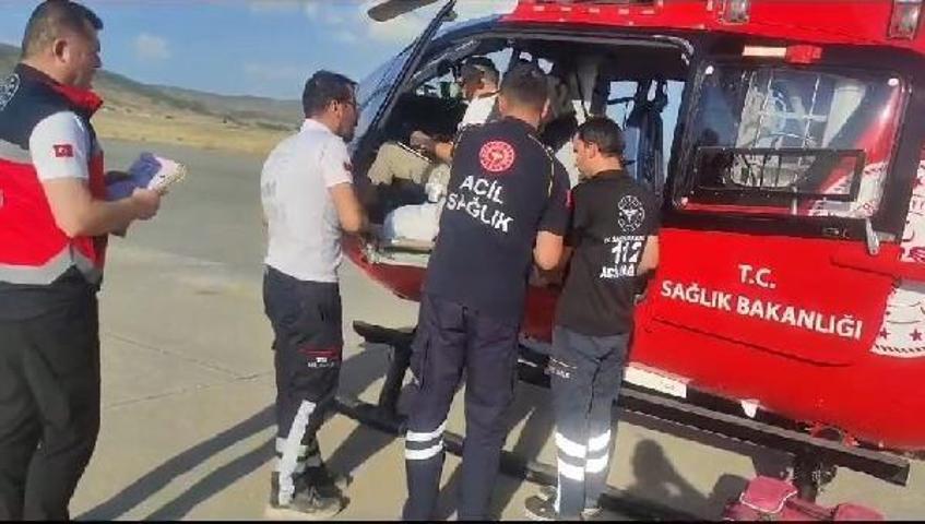 Ambulans helikopter, KOAH hastası için havalandı