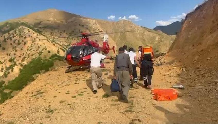 Ambulans helikopter, KOAH hastası için havalandı
