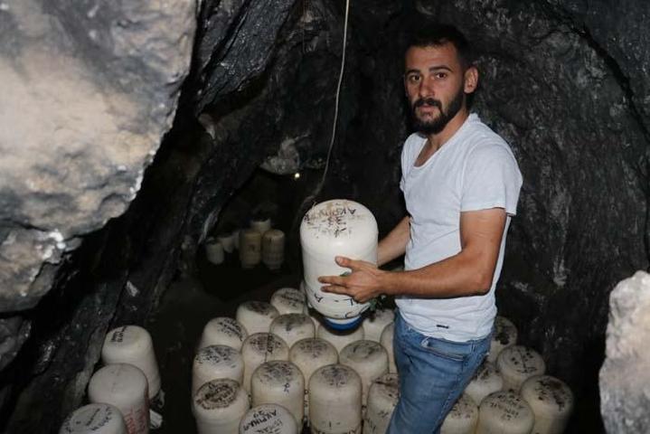 Binlerce yıllık mağara peynir deposuna dönüştü