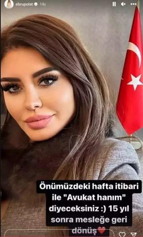 Ebru Polat makyajsız haliyle dikkat topladı