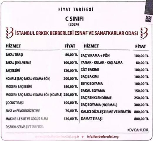 Berber fiyatları güncellendi: İstanbulda rakam 1.400 lirayı buluyor