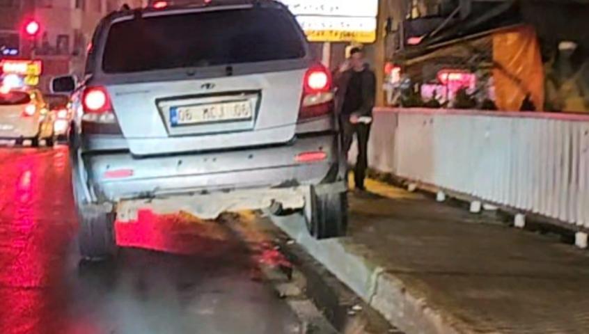 Alkollü sürücü trafiği tehlikeye soktu