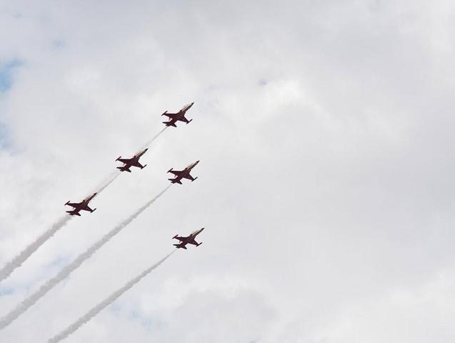 Solo Türk ve Türk Yıldızları yine nefesleri kesti Mevlananın Konyaya göçü böyle kutlandı