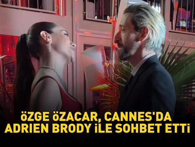 Kızılcık Şerbeti’nin Görkem’i Özge Özacar, Cannesda Piyanistin yıldızı Adrien Brodyle Sosyal medya yıkıldı