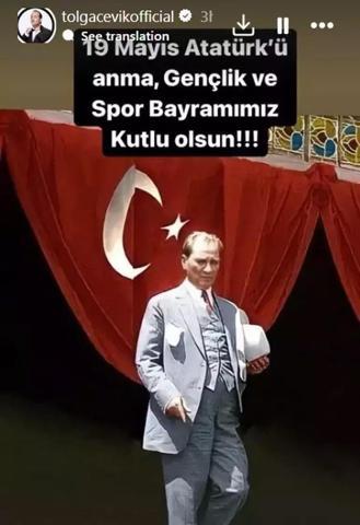 Ünlülerden 19 Mayıs Atatürkü Anma, Gençlik ve Spor Bayramı paylaşımları