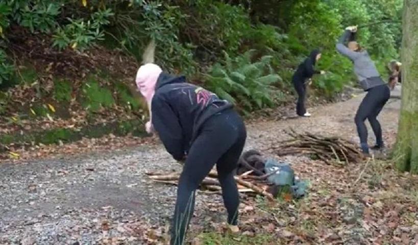 Öfke ritüeli inzivası sosyal medyayı salladı ‘Meditasyon mu safsata mı’ Yere sopalarla vurup çığlık atmak için 4 bin dolar verdiler