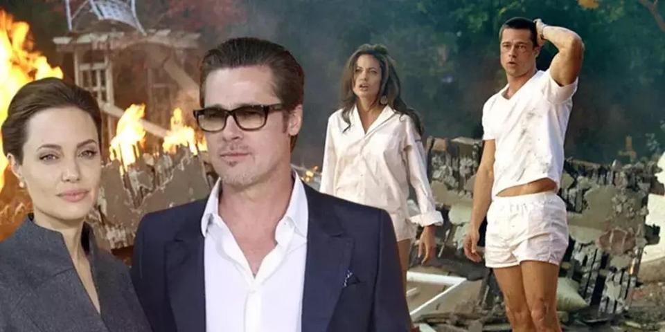 Hollywoodun gözde çifti kanlı bıçaklı olmuştu Angelina Jolie ile Brad Pittin şato davasında şoke eden karar