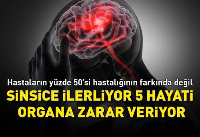 Sinsice ilerliyor 5 hayati organa zarar veriyor Hastalığa yakalananların yüzde 50si farkında bile değil En sık Karadeniz bölgesinde görülüyor Sebebi ise...