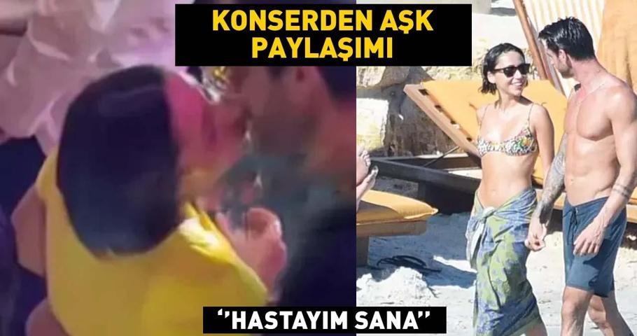 Konserden bomba paylaşım Serkay Tütüncüden Zeynep Bastıka: Hastayım sana