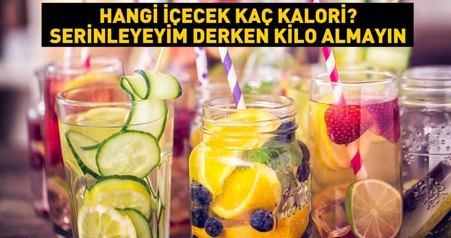 Hangi içecek kaç kalori Limonata, Karpuz ve Kavunlu Maden Suyu, Meyveli Kefir... Diyetisyenden kolayca yapacağınız, serinletici içecek tarifleri