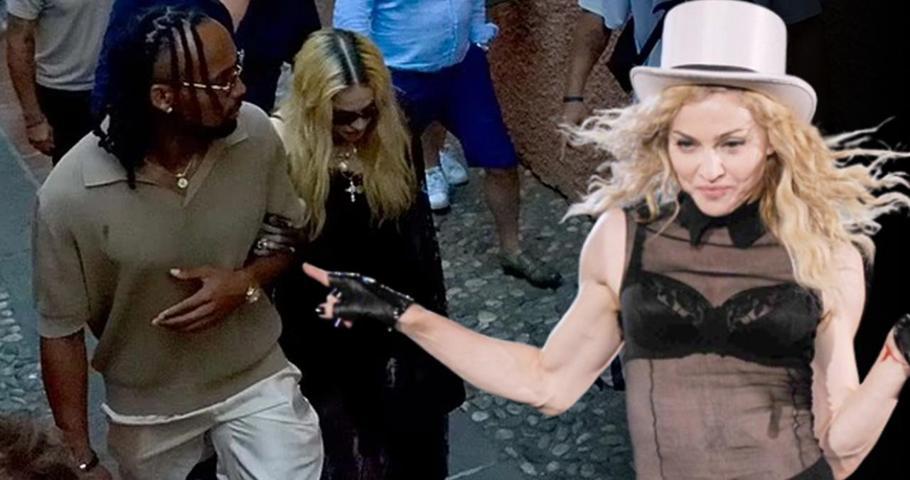 Madonna 37 yaş küçük sevgilisiyle el ele