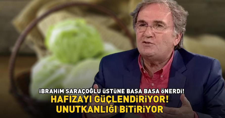Prof. Dr. İbrahim Saraçoğlu üstüne basa basa önerdi Hafızayı güçlendirip unutkanlığı bitiriyor