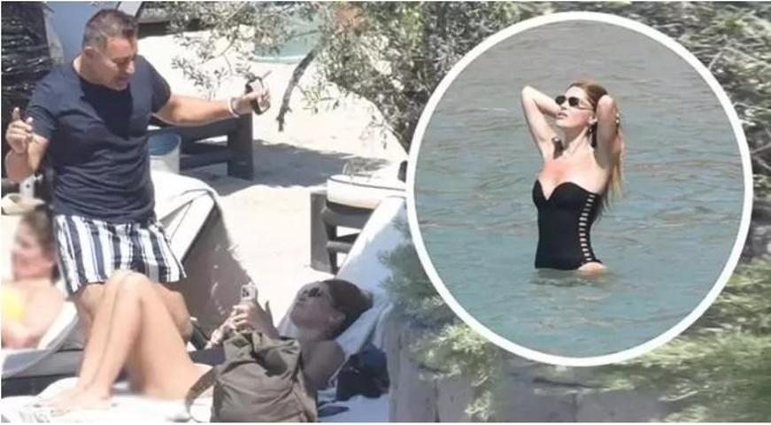 Mustafa Sandal ve Melis Sütşurupun romantik anları